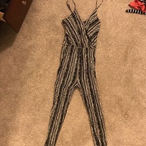 Victoria Sophia black and cream jumpsuit